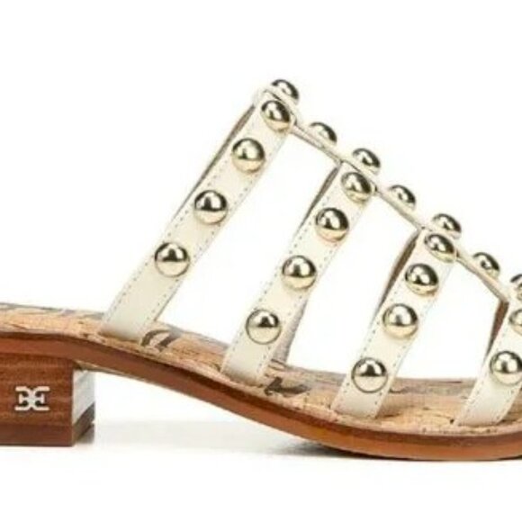 Sam Edelman Juniper IVORY Leather Gladiator Sandals Women's Size 11M New in Box - Picture 3 of 3